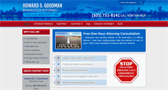 Desktop Screenshot of howardgoodmanlaw.com